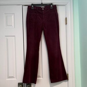 Pilcro Burgundy Corduroy Pants
